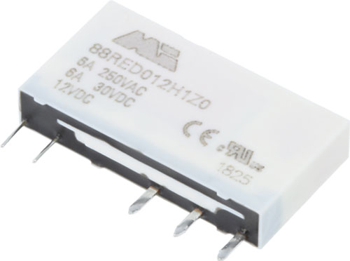 Small width relays, 88RE series, 88RED012H1Z0, 88RED024H1Z0, 88RED048H1Z0, 88RED060H1Z0 |EN|