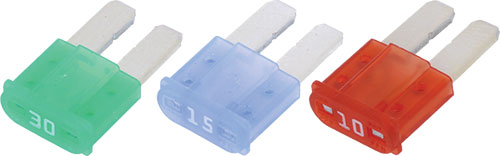 Automotive fuses series MICRO2, 0327005.UXS, 0327015.UXS, 0327020.UXS, 0327025.UXS, 0327030.UXS |EN|