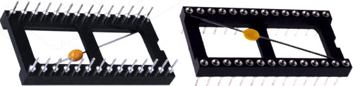 Socket: integrated circuits; gold-plated; THT, DIL-14C, DIL-16C, DIL-20C, DIL-24C, DIL-28C |EN|