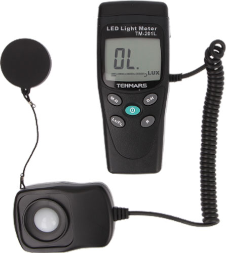 Meter: light meter; white LED, SEFRAM9855, TM-201L, TM-201L/S |EN|