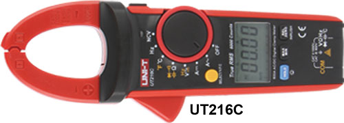 Meter: multifunction; digital, AC/DC pincers type; UNI-T, UT216C |EN|