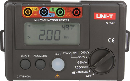 Meter: insulation resistance; UNI-T, UT526 |EN|
