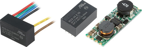 Converter; DC/DC; RECOM, RBD-12-0.35, RBD-12-0.50, RBD-12-0.35/W, RBD-12-0.50/W, RCD-24-0.30 |EN|