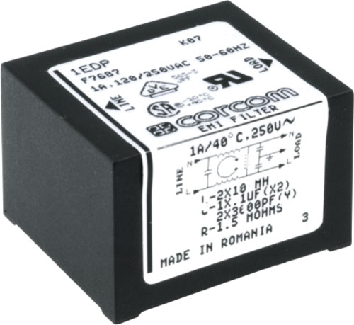 PCB mount interference suppresion filters, EDP series, EDP-03, EDP-06, EDP-10 |EN|