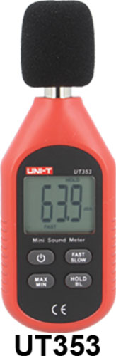 Meter: sound level; UNI-T, UT353, UT351, UT352 |EN|