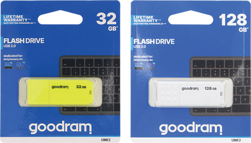Pendrive'y UME2 Goodram, UME2-0080W0R11, UME2-0080Y0R11, UME2-0160W0R11, UME2-0160Y0R11 |EN|