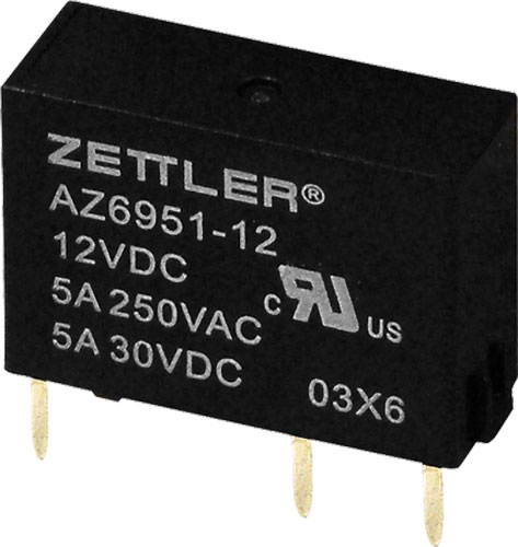 Miniature relays, AZ6951 series, AZ6951-5, AZ6951-12, AZ6951-24 |EN|
