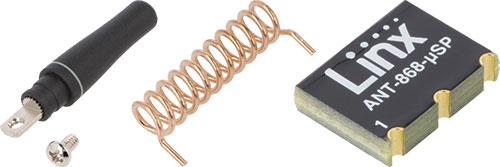 Linx Technologies RF Antennas, ANT-433-CW-QW-SMA, ANT-433-HETH, ANT-868-CHP-T |EN|