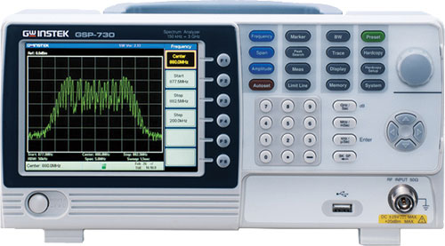 Spectrum analyzer; GW INSTEK, GSP-730 |EN|
