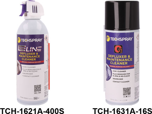 Cleaning agent; flux removing; Techspray, TCH-1621A-400S, TCH-1631A-16S |EN|