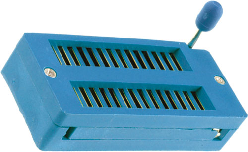 Socket: integrated circuits; ZIF; THT; ECE, ELK32400, ELK02800, ELK62800, ELK04000, ELK64000 |EN|