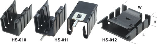 Radiatory „clip-on” typu HS, HS-010, HS-011, HS-012 |PL|