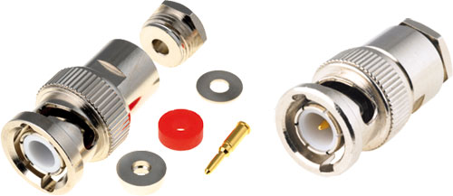 Professional BNC plugs, clamped, BNC-141, BNC-142, BNC-107, BNC-108 |EN|