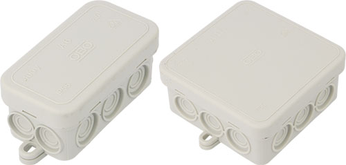 Enclosure: junction box; polyetylene; OBO BETTERMANN, OBO-2000001, OBO-2000003, OBO-2000005 |EN|