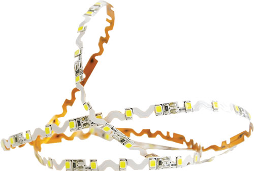 LED tape; S shape; WISVA OPTOELECTRONICS, HH-30KGE-2835FWNAA, HH-40KGE-2835FWNAA |EN|