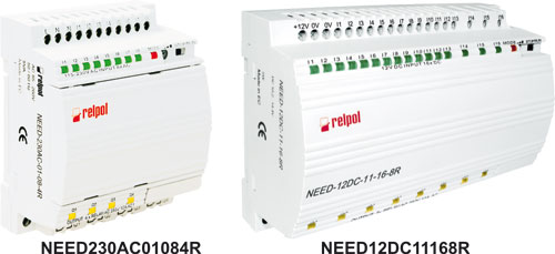 Para raíl DIN; RELPOL, NEED12DC11168R, NEED24DC11168R, NEED24DC11084R, NEED230AC11084R |ES|
