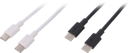 Goobay USB C - USB C cables, 2USB.C-0.5BK, 2USB.C-0.5WH, 2USB.C-1.0BK, 2USB.C-1.0WH |EN|