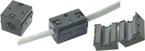 Ferrite: two-piece; on round cable; RICHCO, RI-RKCF-05-A5, RI-RKCF-06-A5, RI-RKCF-10-A5 |EN|