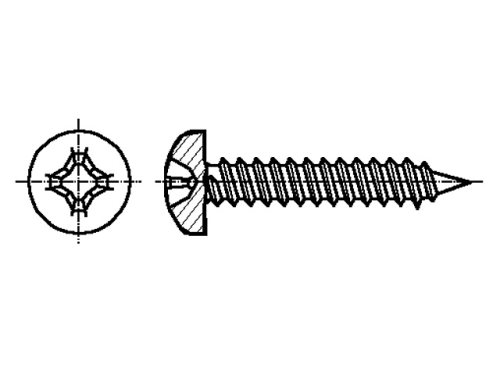 Screw; KRAFTBERG, K2.2X13/D7981C-A4, K2.2X16/D7981C-A4, K2.2X25/D7981C-A4, K2.2X6.5/D7981C-A4 |EN|