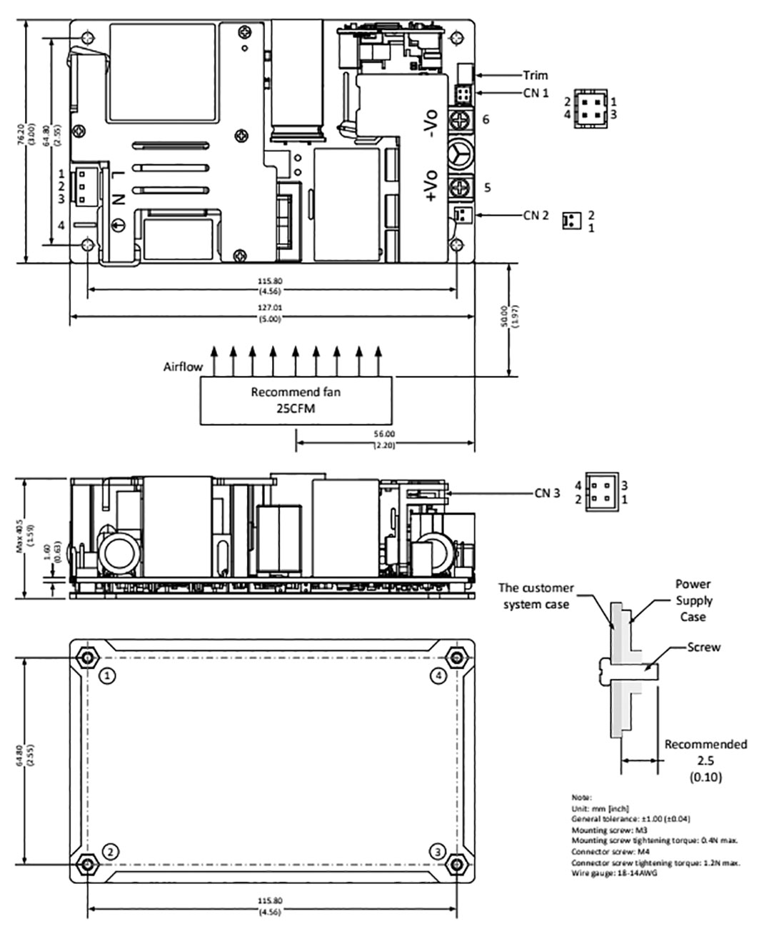 AC/DC converters, AMEOF series., AMEOF1-5SJZ, AMEOF1-9SJZ, AMEOF1-12SJZ ...