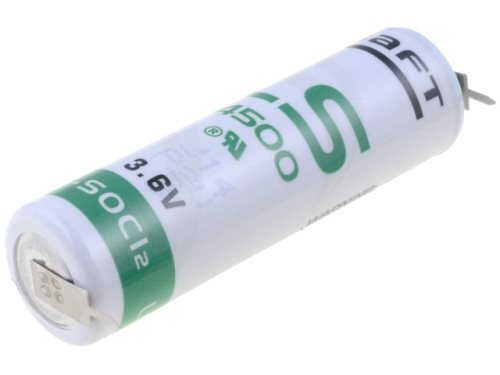 SAFT 3.6 V lithium batteries for PCB mounting, SAFT-LS14250PCB1X1, SAFT-LS14500PCB1X1 |EN|