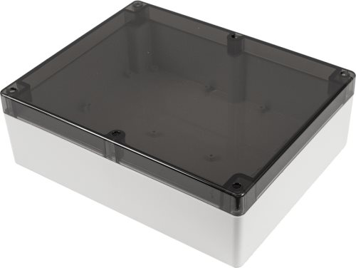 Enclosure: multipurpose; polycarbonate; HAMMOND, HM-1554HL2GY, HM-1554HL2GYCL, HM-1554HL2GYSL |EN|