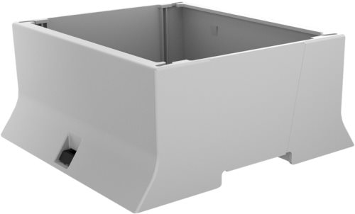 Enclosure: for DIN rail mounting; ITALTRONIC; ABS, polycarbonate, IT-15.0610KC0, IT-15.0810KC0 |EN|