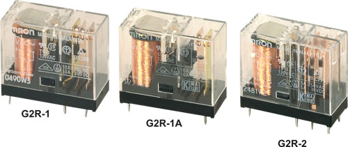 Relè: elettromagnetico; miniaturizzati; OMRON Electronic Components, G2R-1-5DC, G2R-1-12DC |IT|