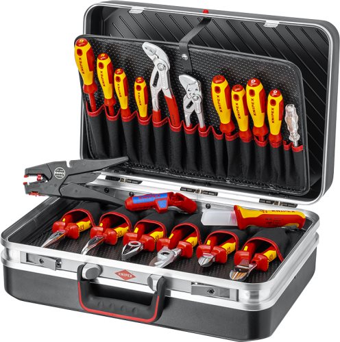 Tools set: general purpose; for electricians; KNIPEX, KNP.002120 |EN|
