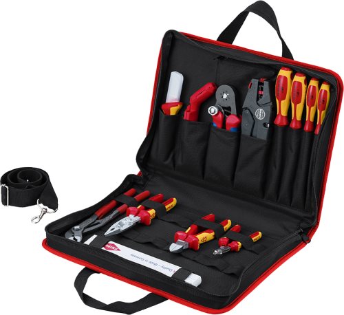 Tools set: for assembly work; for electricians; KNIPEX, KNP.002111 |EN|