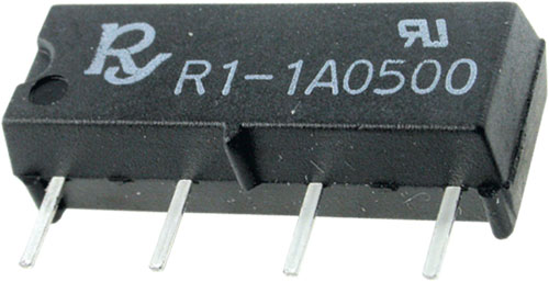 Relay: reed switch; PCB; Recoy/RAYEX ELECTRONICS, R1-D1A0500, R1-1A0500, R1-1A0550, R1-1A1200 |EN|
