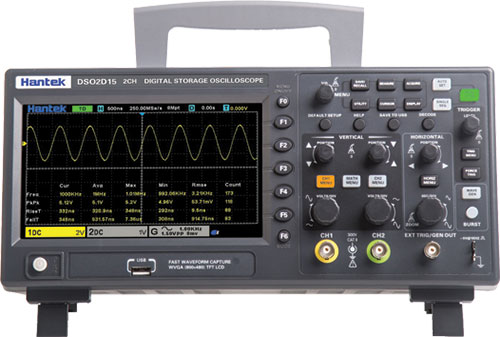 Oscilloscope: numérique; DSO2000; HANTEK, DSO2C10, DSO2C15, DSO2D10, DSO2D15 |FR|