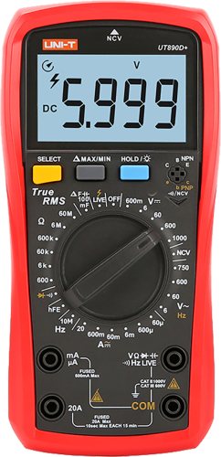 Πολύμετρο ψηφιακό; True RMS; UNI-T, UT89X, UT890C, UT890D+ |EL|