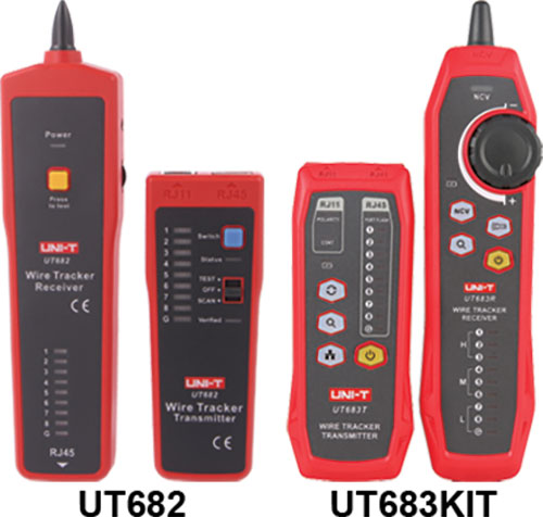 Tester: cablaggio LAN; UNI-T, UT682, UT683KIT |IT|