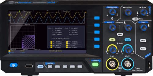 Oscilloscope: digital; DSO; PEAKTECH, PKT-P1400, PKT-P1401, PKT-P1402, PKT-P1403, PKT-P1404 |EN|