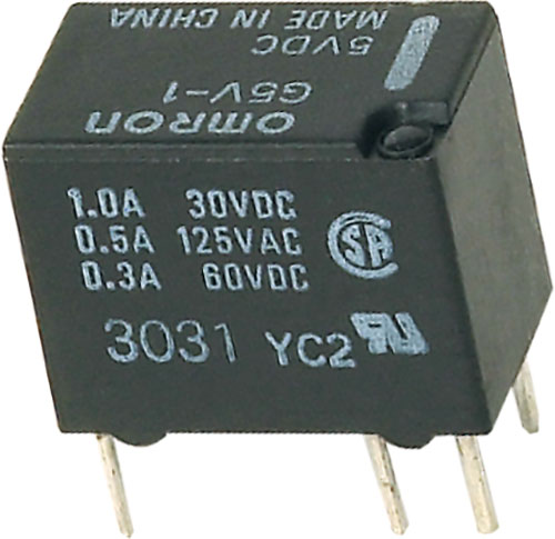 Relay: electromagnetic; subminiature; OMRON Electronic Components, G5V1-3, G5V1-5, G5V1-6 |EN|