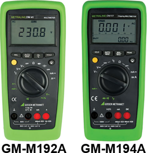 Digital multimeter; GOSSEN METRAWATT, GM-M192A, GM-M194A, GM-M197A |EN|
