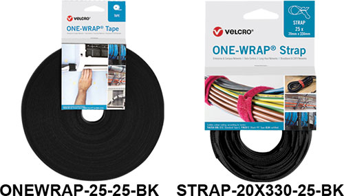 Tape: hook and loop; VELCRO<sup>®</sup>, HOOK-20-25-PS18-BK, HOOK-20-25-PS30-BK |EN|