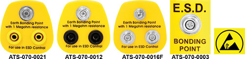 Earthing plug; ESD; ANTISTAT, ATS-070-0003, ATS-070-0016F, ATS-070-0017F, ATS-070-0021 |EN|