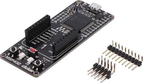 MIKROE CLICKER development kits for TI microcontrollers, MIKROE-2503, MIKROE-2502 |EN|