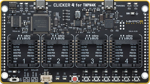 MIKROE CLICKER development kits for TOSHIBA microcontrollers, MIKROE-4912, MIKROE-5788 |EN|