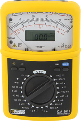 Analogue multimeter; CHAUVIN ARNOUX, CA-5001, CA-5001-SET, CA-5003, CA-5003-SET, CA-5005-MN89 |EN|