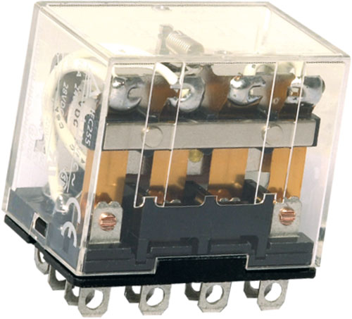 Relay: electromagnetic; industrial; OMRON, LY4-12DC, LY4-24AC, LY4-24DC, LY4-48DC |EN|