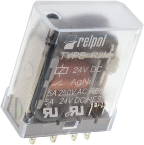 Relay: electromagnetic; industrial; RELPOL, R2M-24VAC, R2M-24VDC, R2M-12VAC, R2M-12VDC |EN|