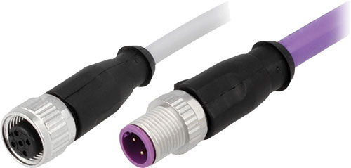 Mufă; cu cablu; M12; HARTING, 21348400383005, 21348400383010, 21348400383015, 21348400383020 |RO|