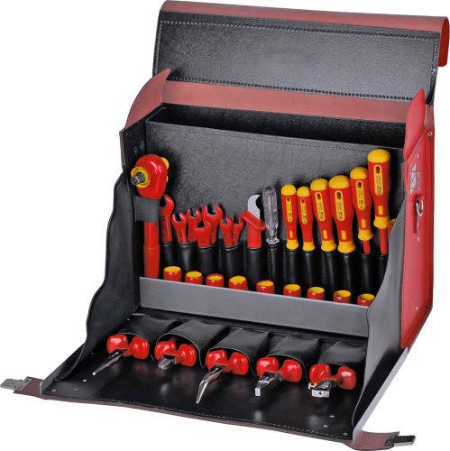 Tools set: for assembly work; insulated; 35pcs., BRN-8100-VDE |EN|