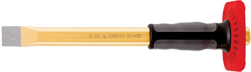 Cold chisel; with splash guard; RENNSTEIG; flat, REN.3112500, REN.3112501, REN.3113000 |EN|