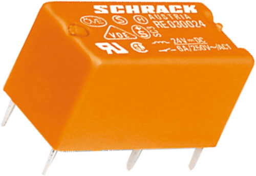 Relay: electromagnetic; miniature; RE; TE Connectivity, RE030005 ...
