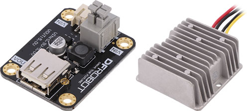 Convertitore: step up; Produttore: DFROBOT, DF-DFR0250, DF-FIT0172, DF-FIT0471 |IT|