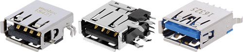 Socket; USB A; MOLEX, MX-48204-0001, MX-48258-0001, MX-48258-0002, MX-48391-0003, MX-48393-0003 |EN|